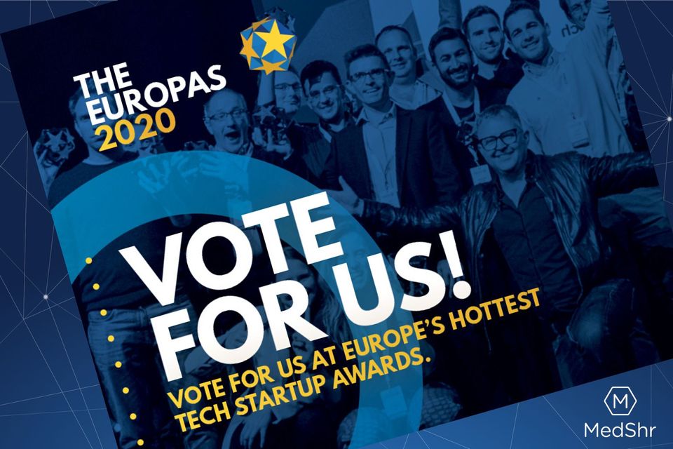 Vote for MedShr in The Europas 2020 Awards! 